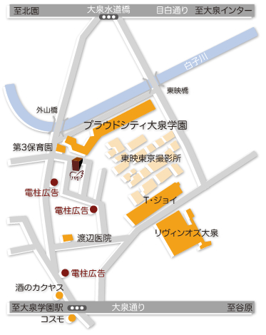 鳥越歯科医院・地図